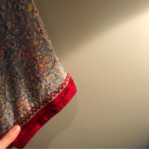 Luxurious printed sari robe - Picture 3 of 4